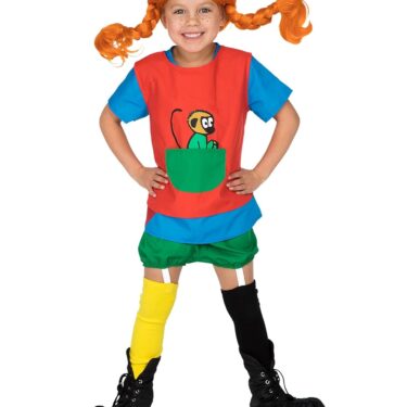 PIPPI Lína Langsokkur - búningur - 2 stærðir