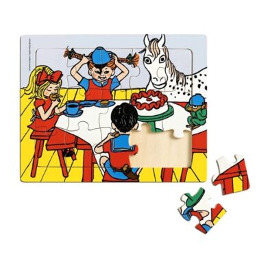 PIPPI Lína Langsokkur - púsl - 15 stykki