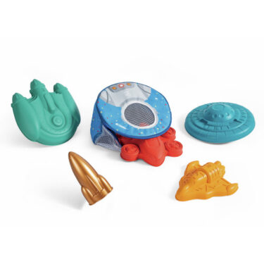 Hape Sandkassasett fyrir geimkönnuði / Space Explorer Sand Ship Set with backpack