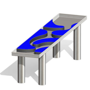 SPIEL-BAU Sand- og vatnsleikjaborð Streaming table (0002496)