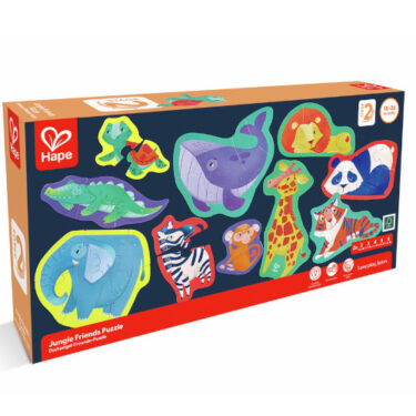 Hape Púsl - Vinir í frumskóginum / Jungle friends puzzle