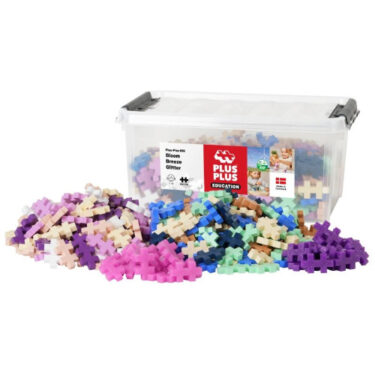 PLUS-PLUS BIG Skólasett - 400 kubbar - Öðruvísi litir (Bloom, Breeze, Glitter)
