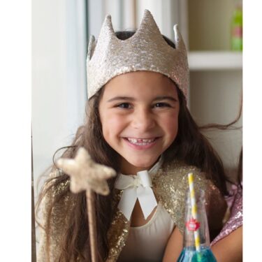 Pallíettukóróna gyllt