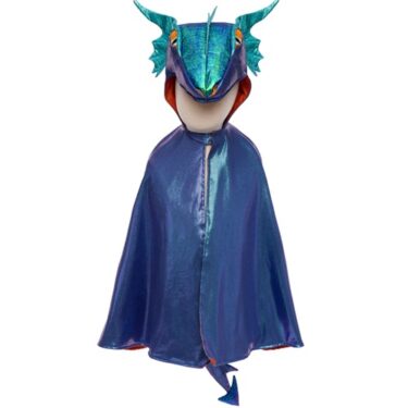 Dreki blár grímubúningur