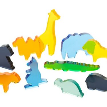 Dýrafígúrur fyrir ljósaborð - risaeðlur