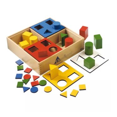 Leikfang. Flokka liti og form