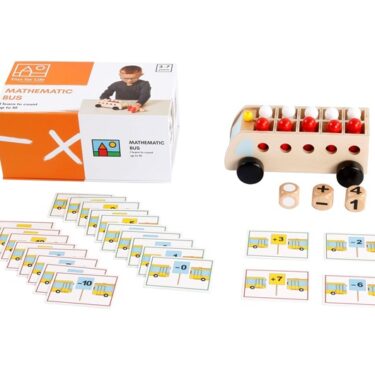 Stærðfræðispil. Læra að telja upp á tíu