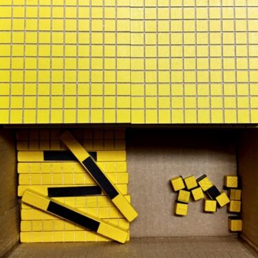 Sætisgildiskubbar - gulir með segul