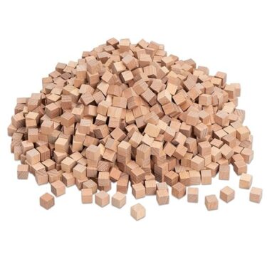 Sætisgildiskubbar 1x1 cm 100 stk