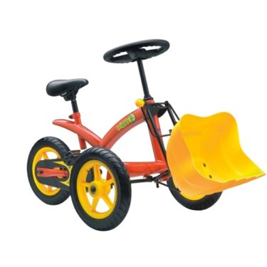 Berg Triggy fótknúið þríhjól með skóflu