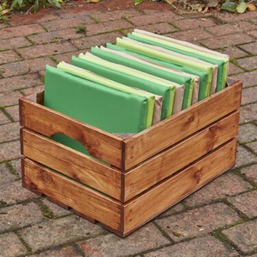 Vatnsheldar svamp sessur í viðarkassa - 15 stk